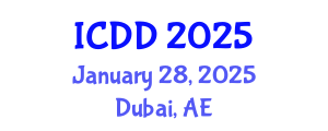 International Conference on Disability and Diversity (ICDD) January 28, 2025 - Dubai, United Arab Emirates