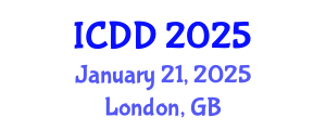 International Conference on Disability and Diversity (ICDD) January 21, 2025 - London, United Kingdom