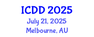 International Conference on Disability and Diversity (ICDD) July 21, 2025 - Melbourne, Australia
