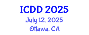 International Conference on Disability and Diversity (ICDD) July 12, 2025 - Ottawa, Canada