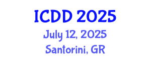 International Conference on Disability and Diversity (ICDD) July 12, 2025 - Santorini, Greece