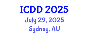 International Conference on Disability and Diversity (ICDD) July 29, 2025 - Sydney, Australia