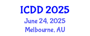 International Conference on Disability and Diversity (ICDD) June 24, 2025 - Melbourne, Australia