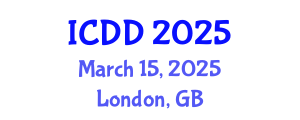 International Conference on Disability and Diversity (ICDD) March 15, 2025 - London, United Kingdom