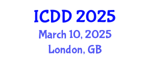 International Conference on Disability and Diversity (ICDD) March 15, 2025 - London, United Kingdom