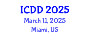 International Conference on Disability and Diversity (ICDD) March 11, 2025 - Miami, United States