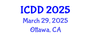 International Conference on Disability and Diversity (ICDD) March 29, 2025 - Ottawa, Canada