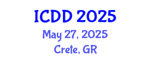 International Conference on Disability and Diversity (ICDD) May 27, 2025 - Crete, Greece