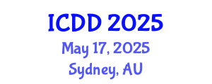 International Conference on Disability and Diversity (ICDD) May 17, 2025 - Sydney, Australia