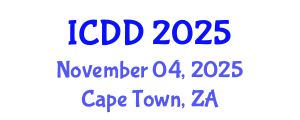 International Conference on Disability and Diversity (ICDD) November 04, 2025 - Cape Town, South Africa