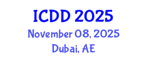 International Conference on Disability and Diversity (ICDD) November 08, 2025 - Dubai, United Arab Emirates