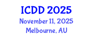 International Conference on Disability and Diversity (ICDD) November 11, 2025 - Melbourne, Australia