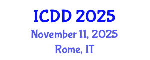 International Conference on Disability and Diversity (ICDD) November 11, 2025 - Rome, Italy