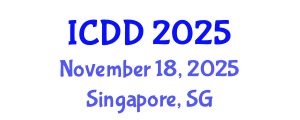 International Conference on Disability and Diversity (ICDD) November 18, 2025 - Singapore, Singapore