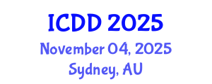 International Conference on Disability and Diversity (ICDD) November 04, 2025 - Sydney, Australia