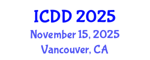 International Conference on Disability and Diversity (ICDD) November 15, 2025 - Vancouver, Canada