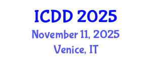 International Conference on Disability and Diversity (ICDD) November 11, 2025 - Venice, Italy