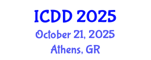 International Conference on Disability and Diversity (ICDD) October 21, 2025 - Athens, Greece