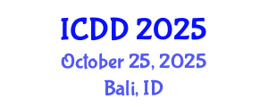 International Conference on Disability and Diversity (ICDD) October 25, 2025 - Bali, Indonesia