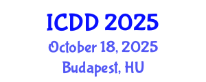International Conference on Disability and Diversity (ICDD) October 18, 2025 - Budapest, Hungary