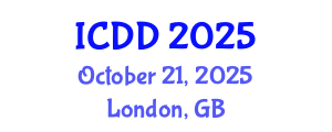 International Conference on Disability and Diversity (ICDD) October 21, 2025 - London, United Kingdom