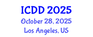 International Conference on Disability and Diversity (ICDD) October 28, 2025 - Los Angeles, United States