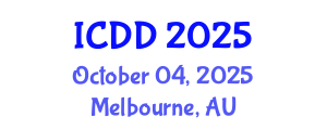 International Conference on Disability and Diversity (ICDD) October 04, 2025 - Melbourne, Australia