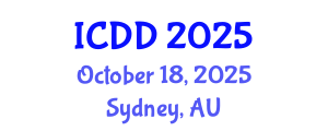 International Conference on Disability and Diversity (ICDD) October 18, 2025 - Sydney, Australia