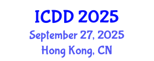International Conference on Disability and Diversity (ICDD) September 27, 2025 - Hong Kong, China
