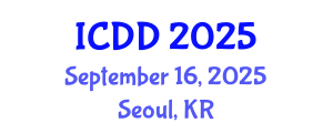 International Conference on Disability and Diversity (ICDD) September 16, 2025 - Seoul, Republic of Korea