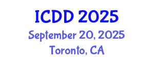International Conference on Disability and Diversity (ICDD) September 20, 2025 - Toronto, Canada