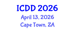 International Conference on Disability and Diversity (ICDD) April 13, 2026 - Cape Town, South Africa International Conference on Disability and Diversity (ICDD) April 13, 2026 - Cape Town, South Africa
