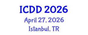 International Conference on Disability and Diversity (ICDD) April 27, 2026 - Istanbul, Turkey International Conference on Disability and Diversity (ICDD) April 27, 2026 - Istanbul, Turkey