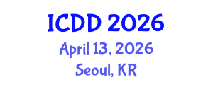 International Conference on Disability and Diversity (ICDD) April 13, 2026 - Seoul, Republic of Korea International Conference on Disability and Diversity (ICDD) April 13, 2026 - Seoul, Republic of Korea