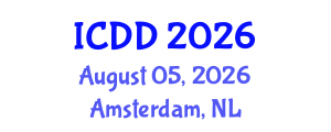 International Conference on Disability and Diversity (ICDD) August 05, 2026 - Amsterdam, Netherlands International Conference on Disability and Diversity (ICDD) August 05, 2026 - Amsterdam, Netherlands