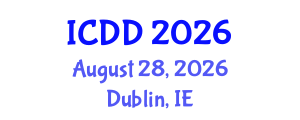 International Conference on Disability and Diversity (ICDD) August 28, 2026 - Dublin, Ireland International Conference on Disability and Diversity (ICDD) August 28, 2026 - Dublin, Ireland
