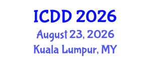 International Conference on Disability and Diversity (ICDD) August 23, 2026 - Kuala Lumpur, Malaysia International Conference on Disability and Diversity (ICDD) August 23, 2026 - Kuala Lumpur, Malaysia