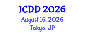 International Conference on Disability and Diversity (ICDD) August 16, 2026 - Tokyo, Japan International Conference on Disability and Diversity (ICDD) August 16, 2026 - Tokyo, Japan