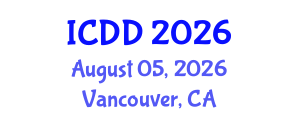 International Conference on Disability and Diversity (ICDD) August 05, 2026 - Vancouver, Canada International Conference on Disability and Diversity (ICDD) August 05, 2026 - Vancouver, Canada