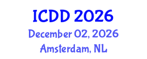 International Conference on Disability and Diversity (ICDD) December 02, 2026 - Amsterdam, Netherlands