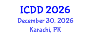 International Conference on Disability and Diversity (ICDD) December 30, 2026 - Karachi, Pakistan