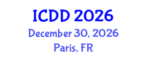 International Conference on Disability and Diversity (ICDD) December 30, 2026 - Paris, France International Conference on Disability and Diversity (ICDD) December 30, 2026 - Paris, France