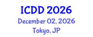 International Conference on Disability and Diversity (ICDD) December 02, 2026 - Tokyo, Japan International Conference on Disability and Diversity (ICDD) December 02, 2026 - Tokyo, Japan
