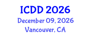 International Conference on Disability and Diversity (ICDD) December 09, 2026 - Vancouver, Canada