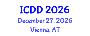International Conference on Disability and Diversity (ICDD) December 27, 2026 - Vienna, Austria International Conference on Disability and Diversity (ICDD) December 27, 2026 - Vienna, Austria