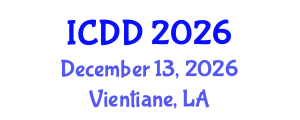 International Conference on Disability and Diversity (ICDD) December 13, 2026 - Vientiane, Laos International Conference on Disability and Diversity (ICDD) December 13, 2026 - Vientiane, Laos