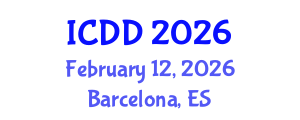 International Conference on Disability and Diversity (ICDD) February 12, 2026 - Barcelona, Spain International Conference on Disability and Diversity (ICDD) February 12, 2026 - Barcelona, Spain