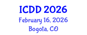 International Conference on Disability and Diversity (ICDD) February 16, 2026 - Bogota, Colombia International Conference on Disability and Diversity (ICDD) February 16, 2026 - Bogota, Colombia