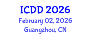 International Conference on Disability and Diversity (ICDD) February 02, 2026 - Guangzhou, China International Conference on Disability and Diversity (ICDD) February 02, 2026 - Guangzhou, China