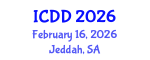 International Conference on Disability and Diversity (ICDD) February 16, 2026 - Jeddah, Saudi Arabia International Conference on Disability and Diversity (ICDD) February 16, 2026 - Jeddah, Saudi Arabia